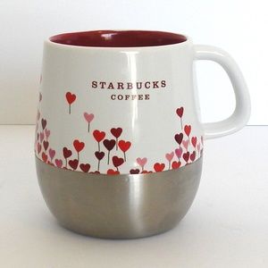 Starbucks Hearts Valentines Coffee Cup